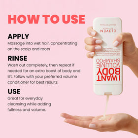 ELEVEN AUSTRALIA in-shower use demonstrating easy application and lift