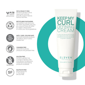 ELEVEN AUSTRALIA label close-up highlighting ingredient callouts and clean formulation