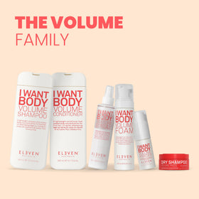 ELEVEN AUSTRALIA styled blowout after use showing increased fullness