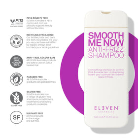 ELEVEN AUSTRALIA bottle paired with conditioner showing routine compatibility benefit