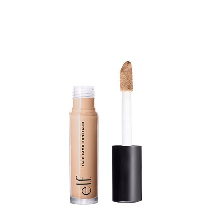 e.l.f. front bottle view showing product and shade Light Beige for easy shade match