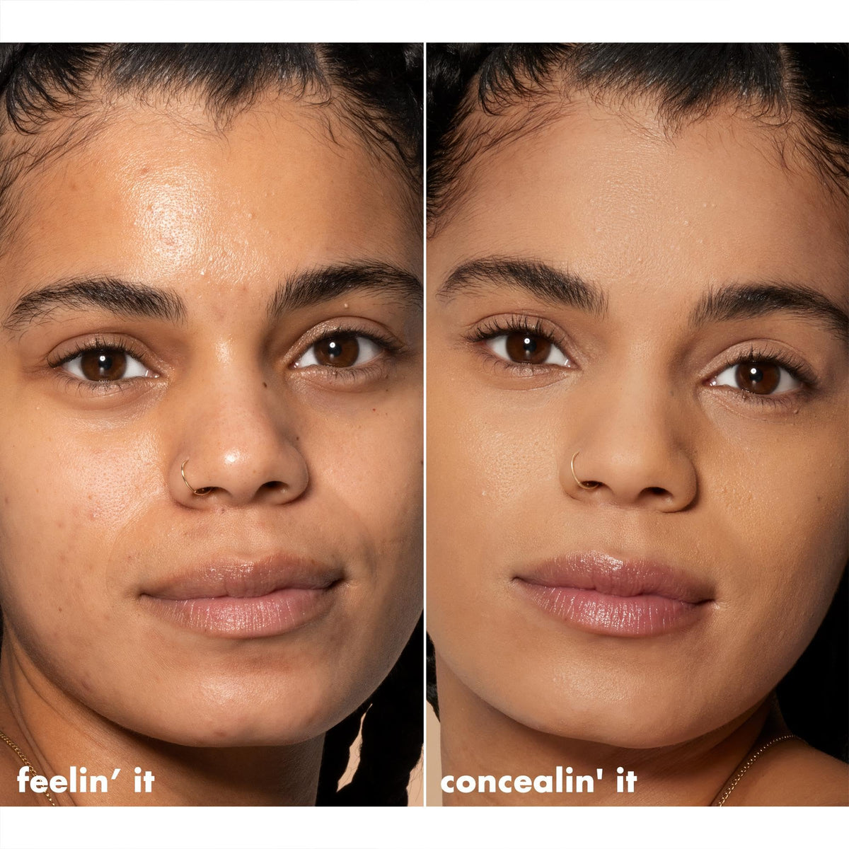 e.l.f. concealer in a makeup bag ready for long-wear, on-the-go coverage