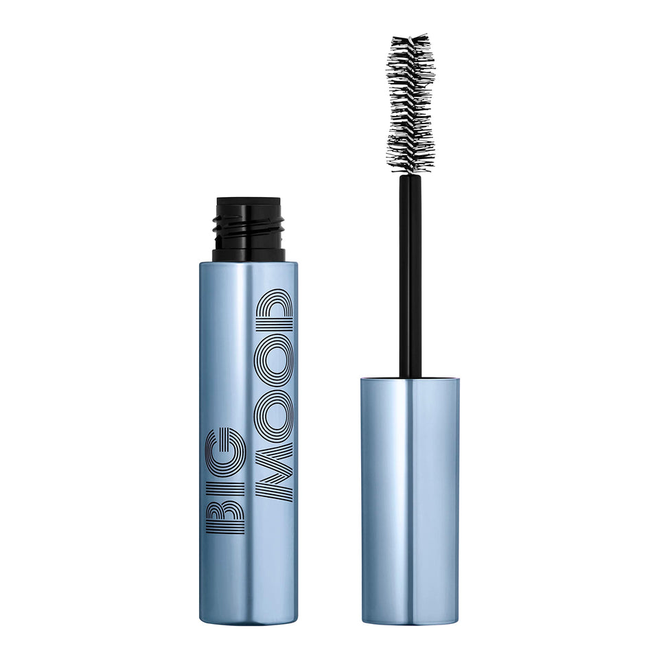 e.l.f. Big Mood waterproof mascara front packaging showing bold black tube and label for confident wear