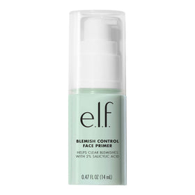 e.l.f. front packaging showing compact primer and branding for a clear base