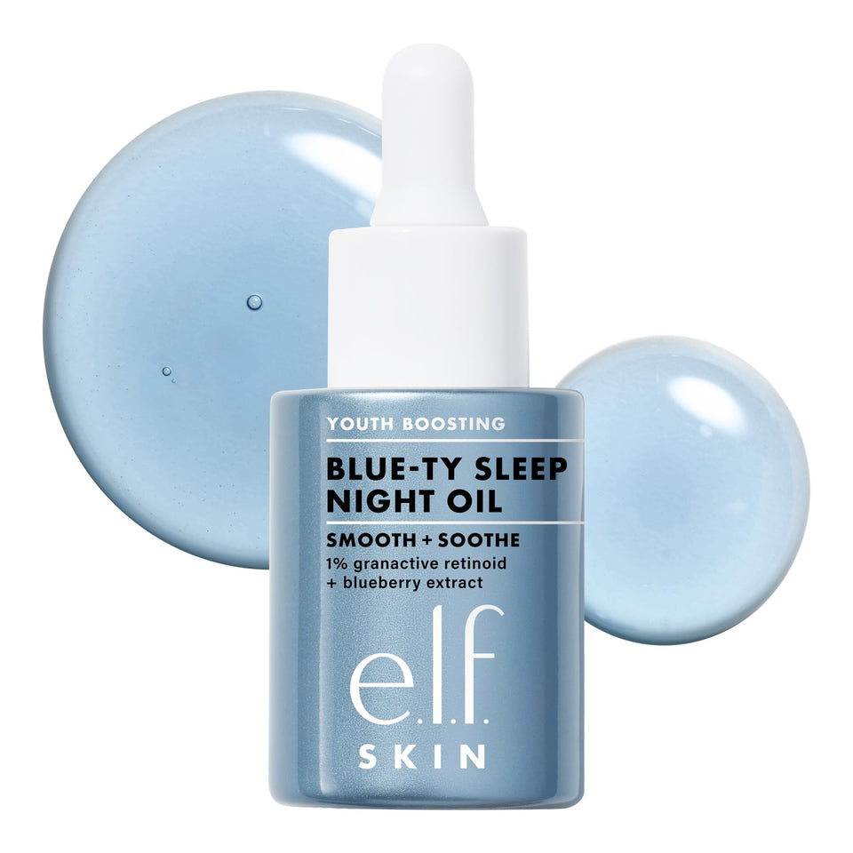 e.l.f. front bottle shot showing elegant packaging and overnight benefit