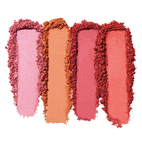 e.l.f. closeup swatches of all four shades illustrating vibrant payoff benefit