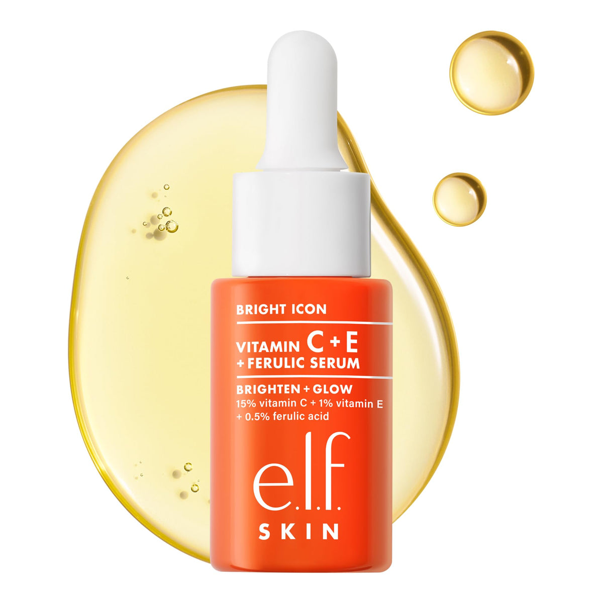 e.l.f. Bright Icon front packaging showing mini bottle and logo for quick recognition