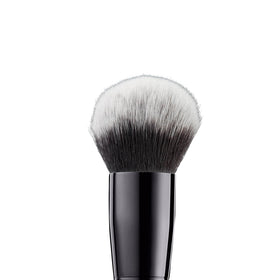 e.l.f. brush bristle close-up showing soft synthetic fibers for streak-free blending