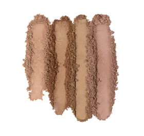 e.l.f. bronzer palette close-up of powder texture highlighting blendable, smooth finish