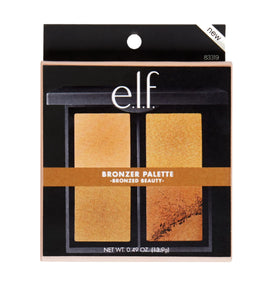 e.l.f. bronzer palette worn on skin in lifestyle scene demonstrating natural sun-kissed warmth