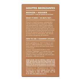 e.l.f. bronzing drops styled on bathroom vanity showing everyday routine benefit