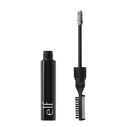 e.l.f. front packaging of brow laminating gel showing product tube and label benefit