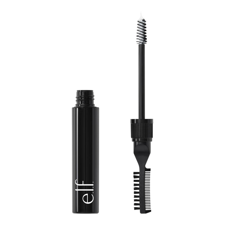 e.l.f. front packaging of brow laminating gel showing product tube and label benefit