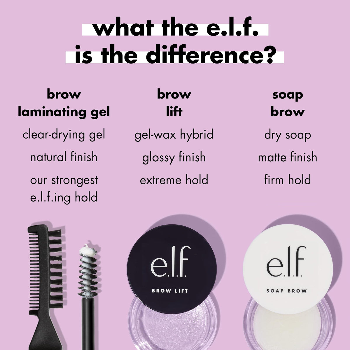 e.l.f. product label and ingredients panel highlighting vegan, cruelty-free claim