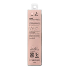 e.l.f. brush blending bronzer on model for natural sun-kissed finish