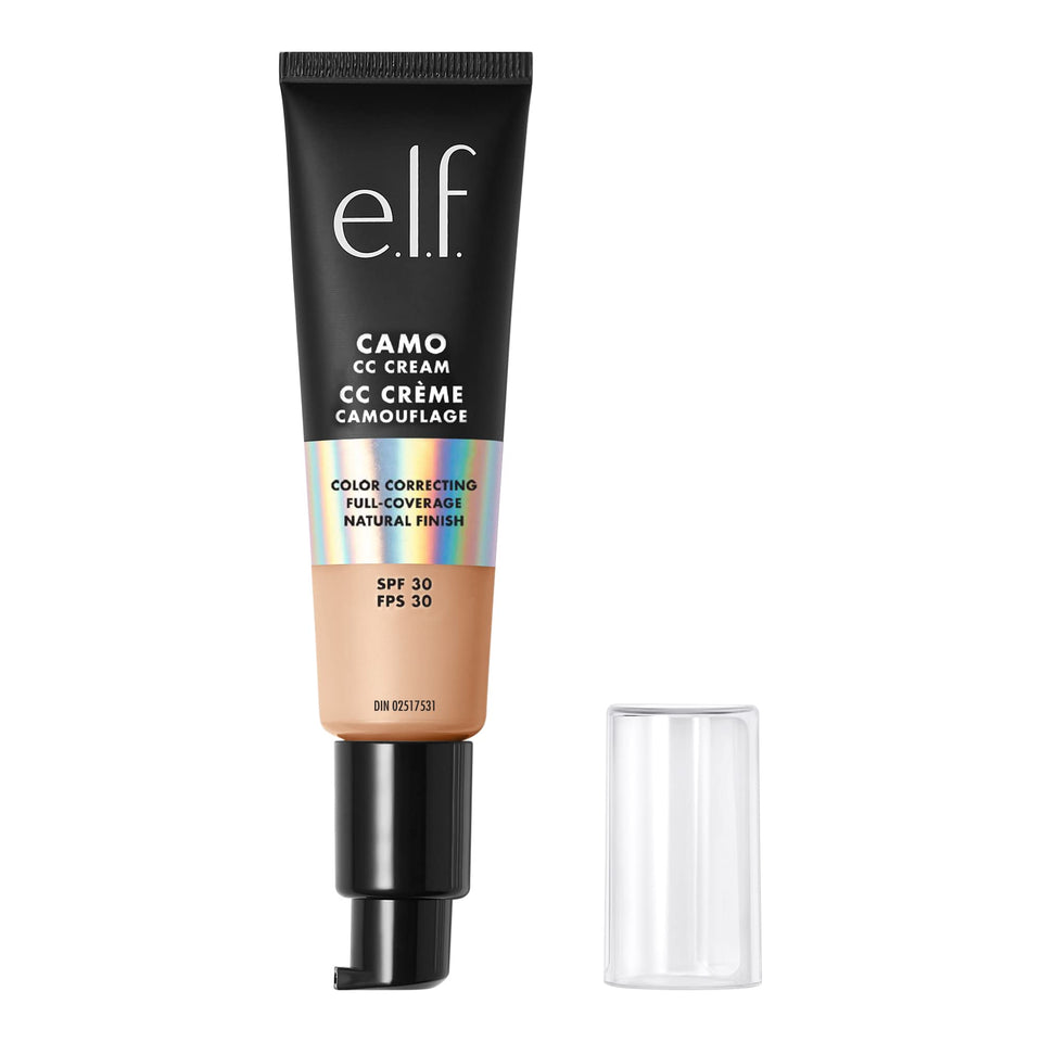 e.l.f. Camo CC Cream front packaging showing shade and SPF30 benefit