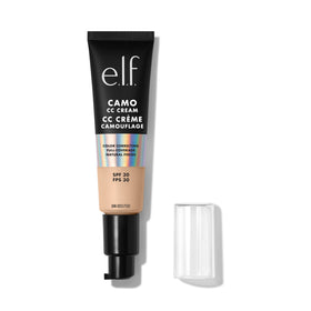 e.l.f. Camo CC Cream front tube showing shade and sleek packaging benefit: easy identification