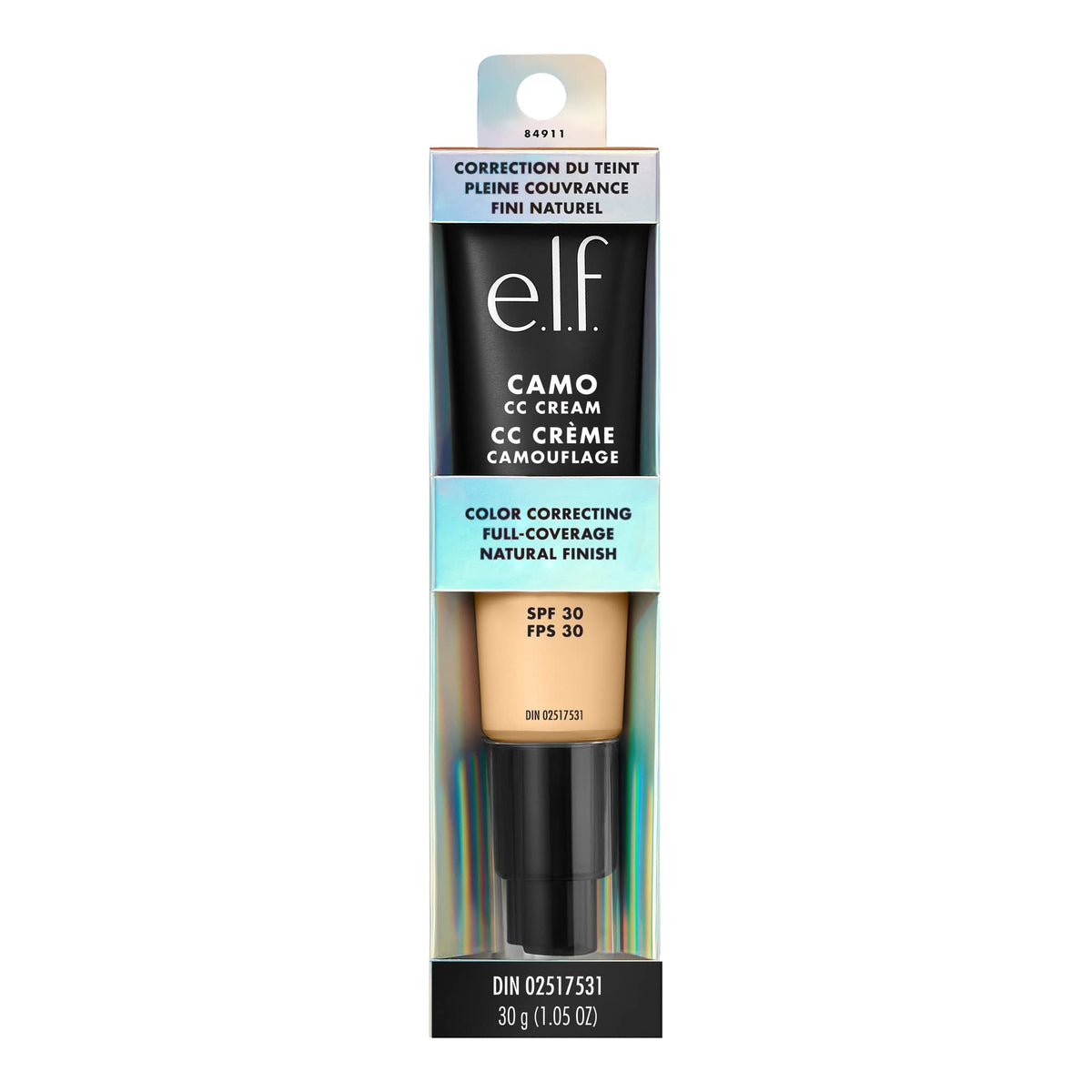 e.l.f. closeup ingredient label highlighting actives and transparency benefit