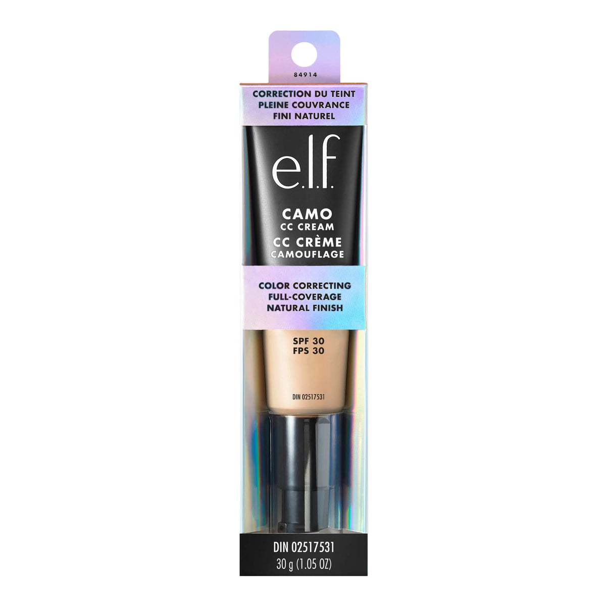 e.l.f. Camo CC Cream open cap and nozzle detail for easy dispensing