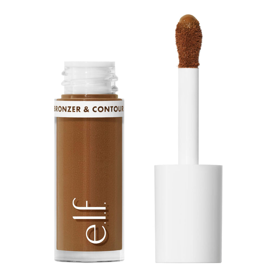 e.l.f. front packaging showing shade 5 medium and product finish benefit