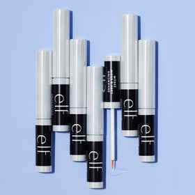 e.l.f. clear serum texture drop on fingertip showing lightweight absorption benefit fast-dry
