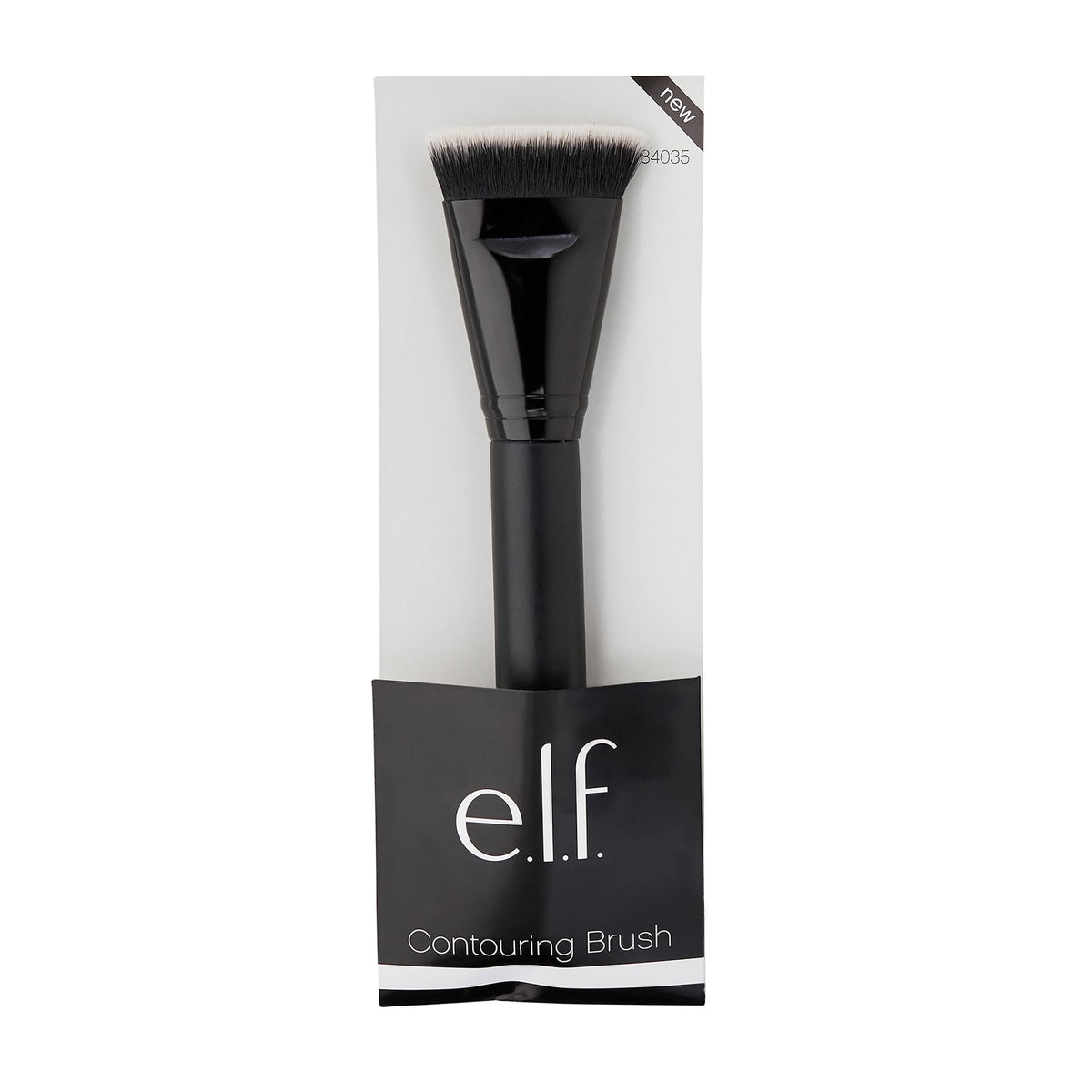 e.l.f. contouring brush handle scale comparison showing ergonomic grip for comfortable application
