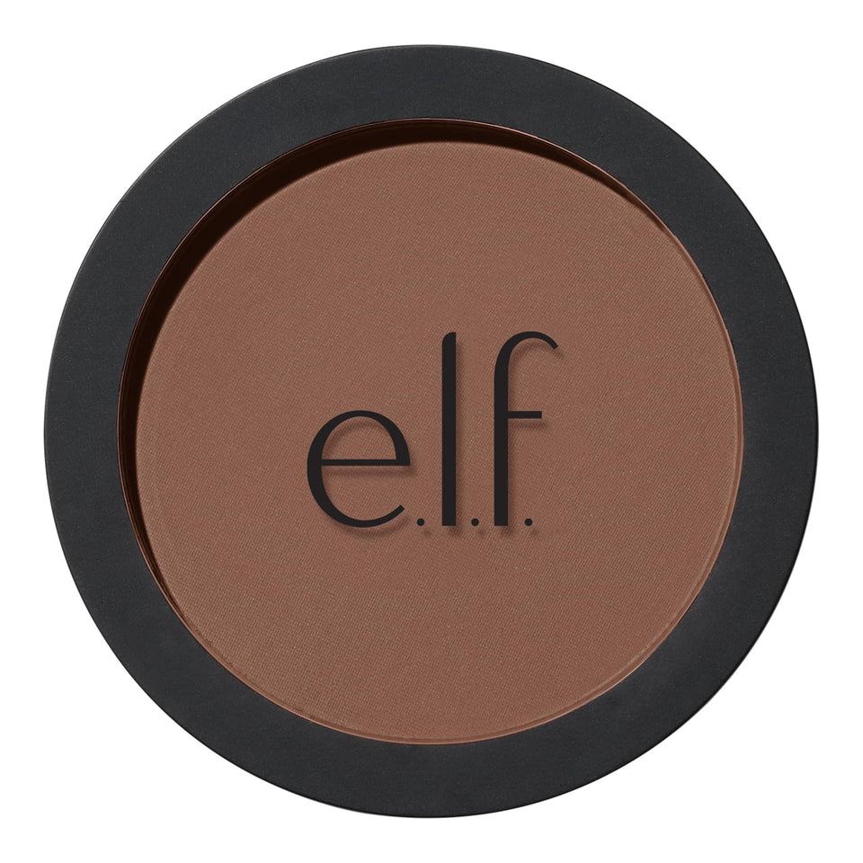e.l.f. front packaging of Desert Sun bronzer showing compact and shade