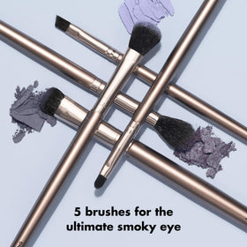 e.l.f. eyeshadow C brush close-up highlighting soft synthetic bristles