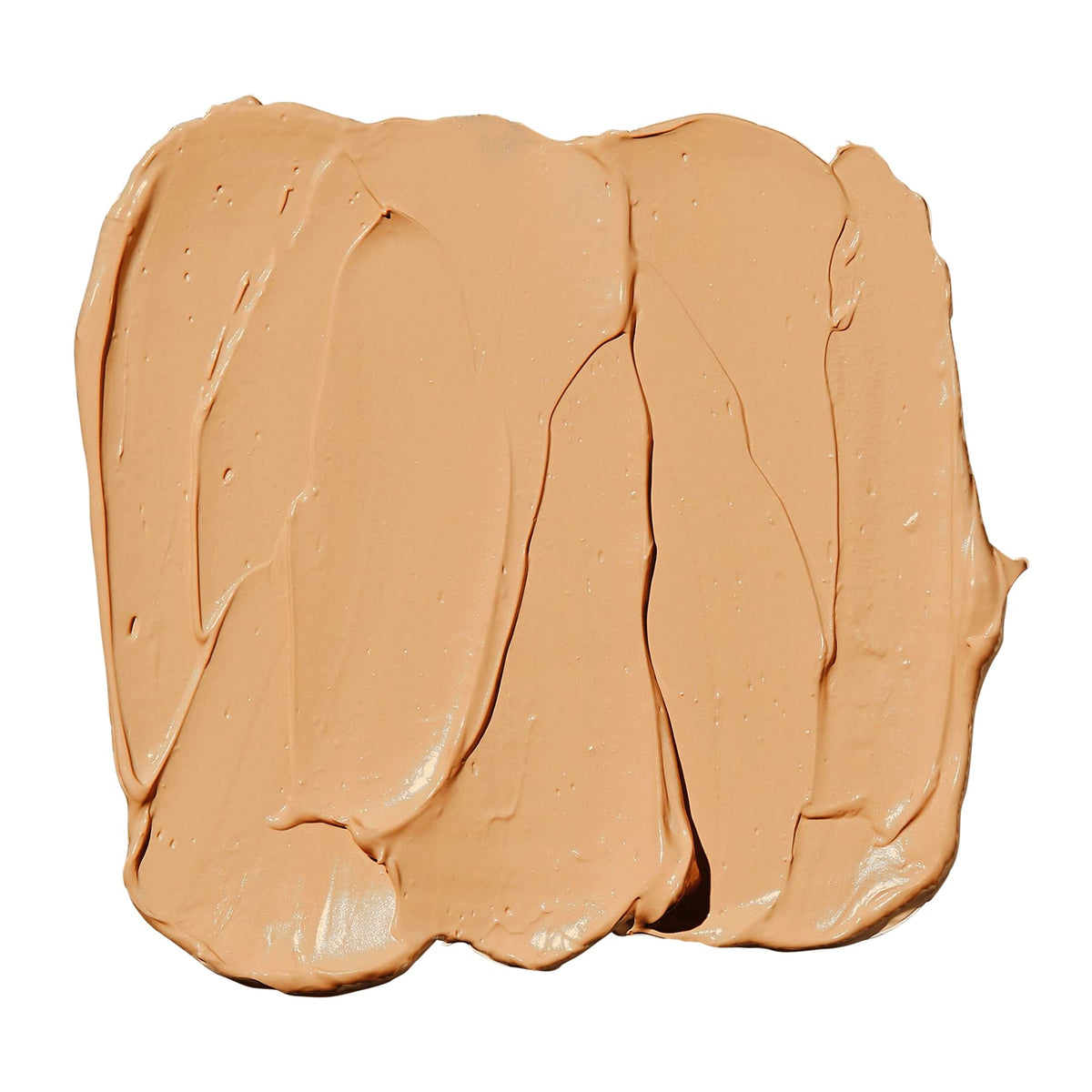 e.l.f. foundation texture on pump showing smooth spreadability and hydration