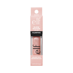 e.l.f. before and after lips comparison showing fuller-looking result