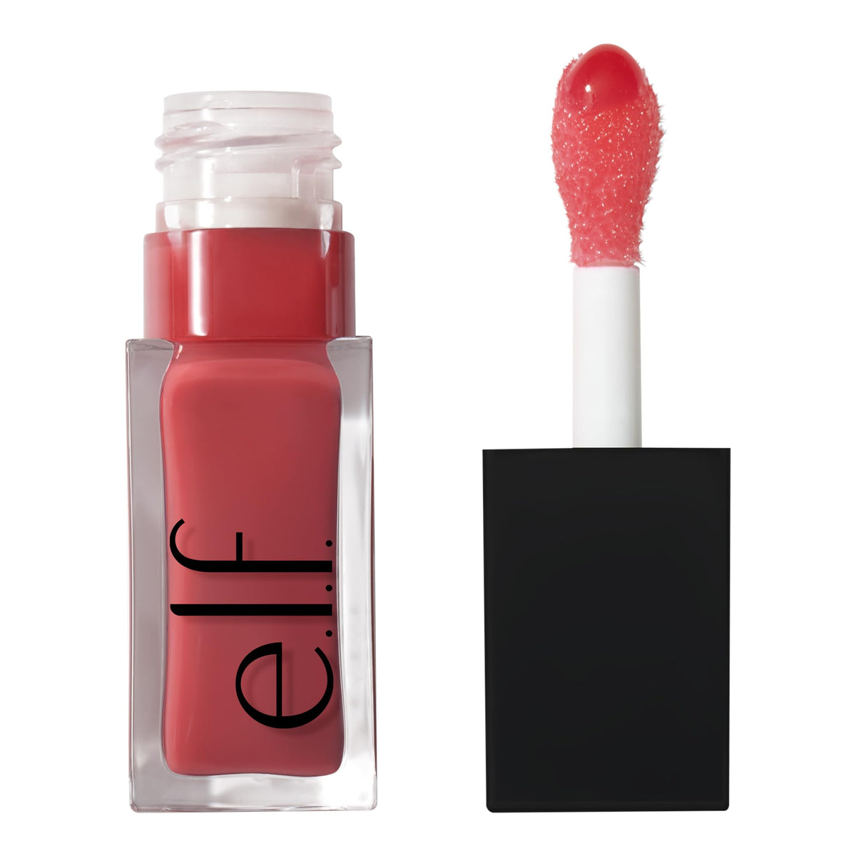 e.l.f. Glow Reviver front packaging showing shade Rose Envy and glossy tube benefit