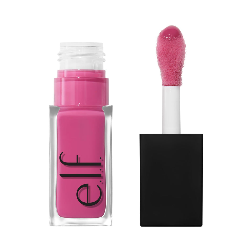 e.l.f. front packaging of Glow Reviver showing glossy ultraviolet tint and benefit high-shine