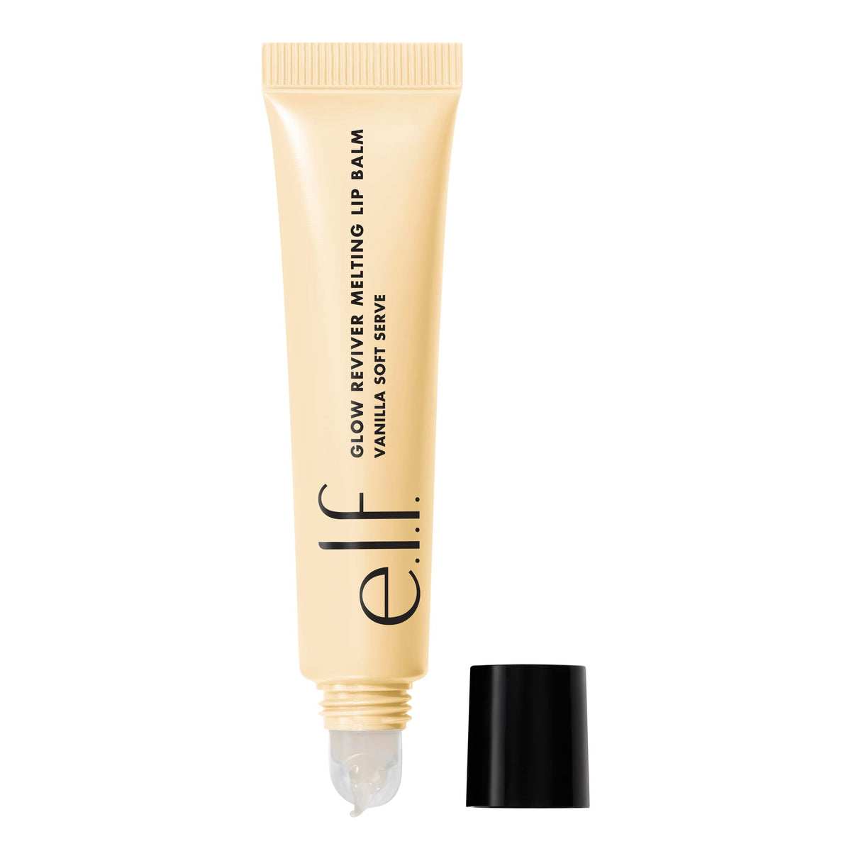 e.l.f. front packaging of Glow Reviver lip balm showing label and shade