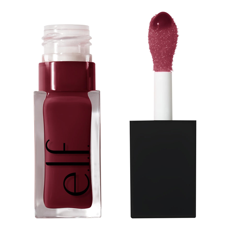 e.l.f. Glow Reviver front packaging showing shade Jam Session and glossy tube benefits