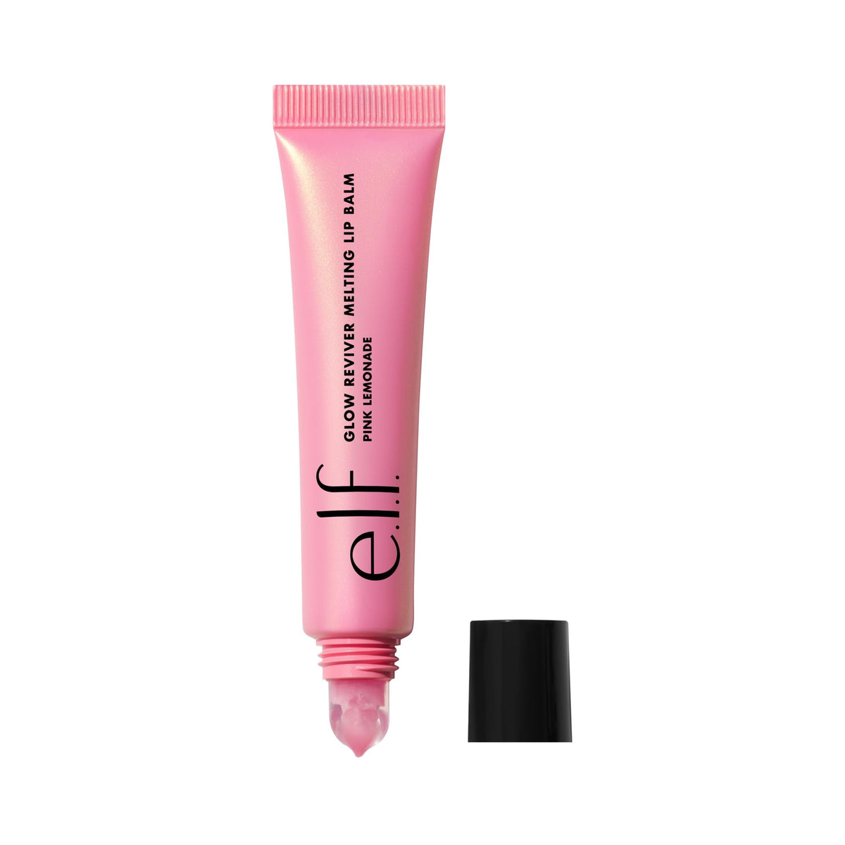 e.l.f. front packaging showing Pink Lemonade shade and glossy tube benefit