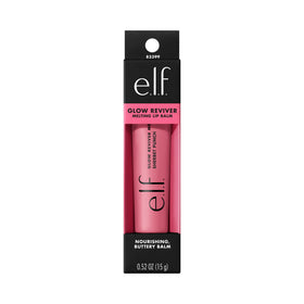 e.l.f. model wearing Sherbet Punch showing glossy tint and natural radiance