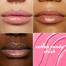 e.l.f. open tube close-up showing melting buttery texture for soft lips benefit