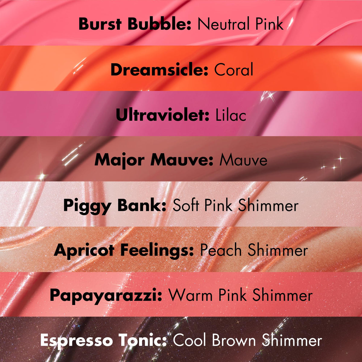 e.l.f. Glow Reviver layered over lipstick adding dimension and gloss