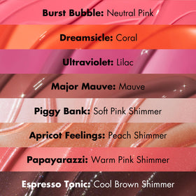 e.l.f. Glow Reviver layered over lipstick adding dimension and gloss