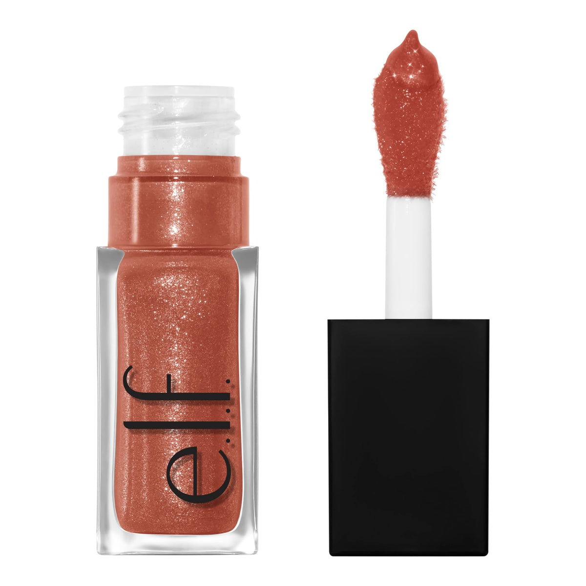 e.l.f. Glow Reviver quad front packaging showing four tinted lip oils and colors