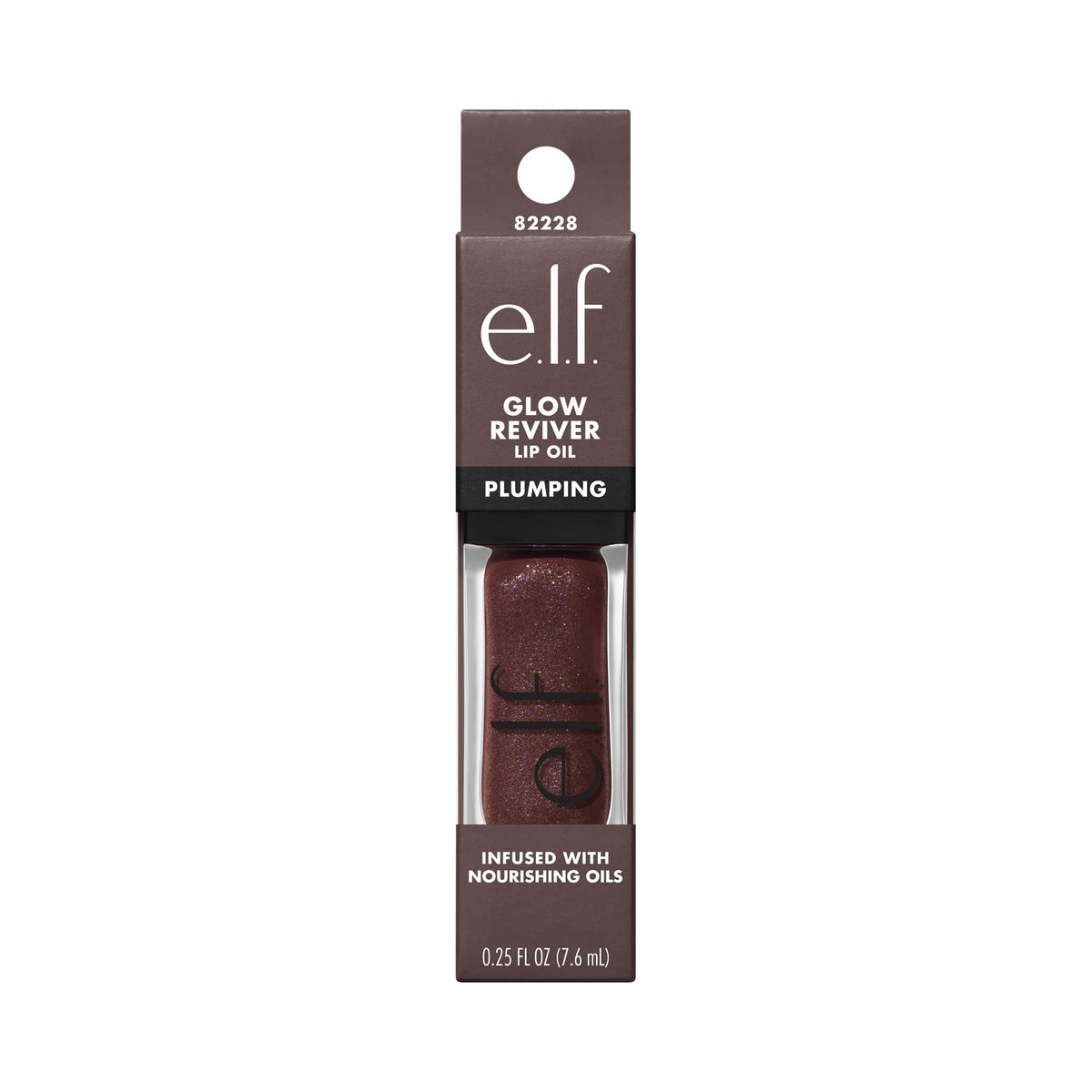 e.l.f. product scale next to coin showing tube size and travel-friendly design