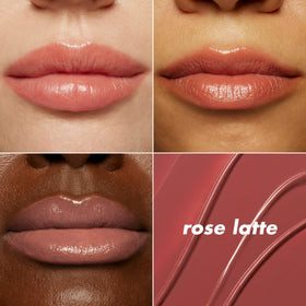 e.l.f. Slipstick applied on lips close-up showing soft shine and conditioned finish