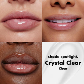 e.l.f. droplet of lip oil texture highlighting nourishing oils and sheen benefit