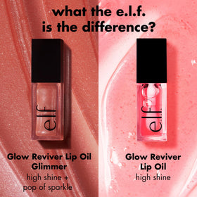 e.l.f. close-up oil droplet texture highlighting hydrating, non-sticky formula