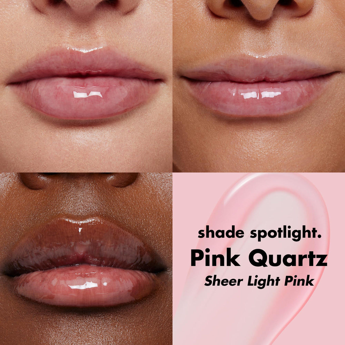 e.l.f. texture swipe displaying sheer pink-quartz tint and shine