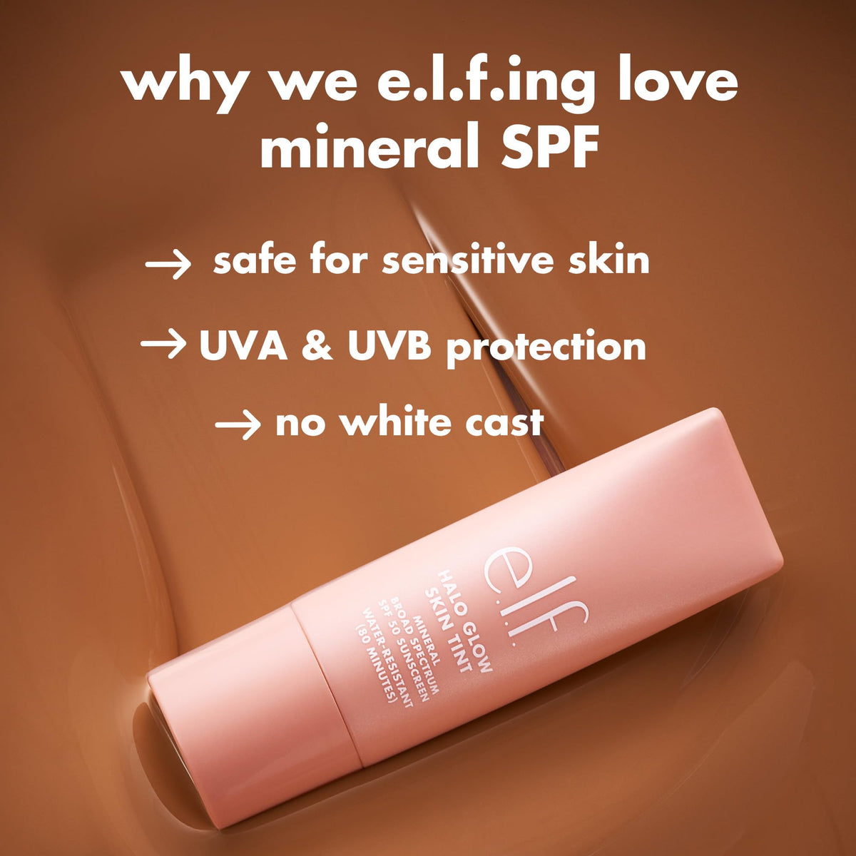 e.l.f. shade 12 tan cool swatches showing buildable coverage