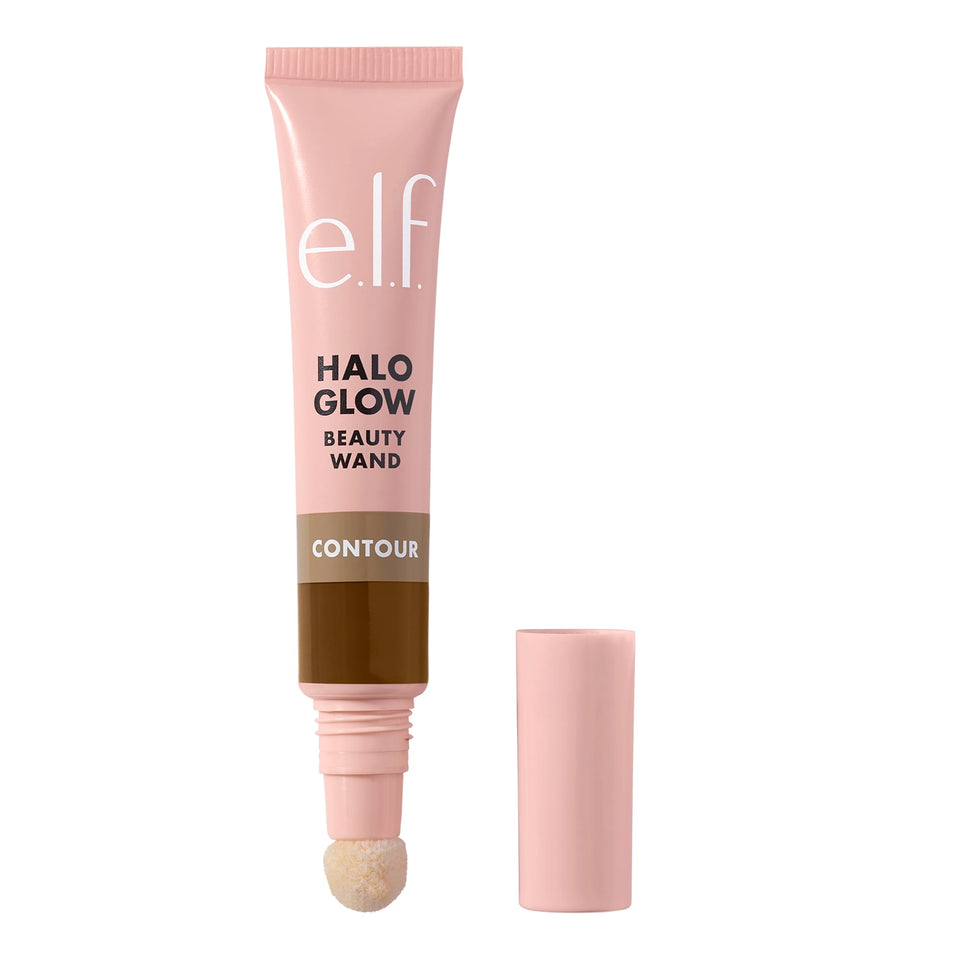 e.l.f. Halo Glow Contour front packaging shows product and shade label for easy selection