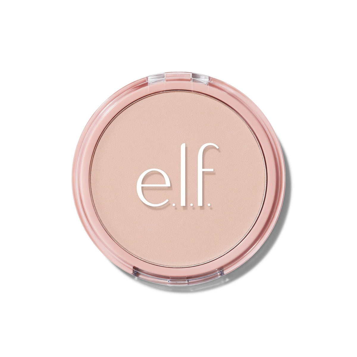 e.l.f. front view of compact showing sleek packaging and travel-friendly design
