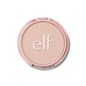e.l.f. front view of compact showing sleek packaging and travel-friendly design