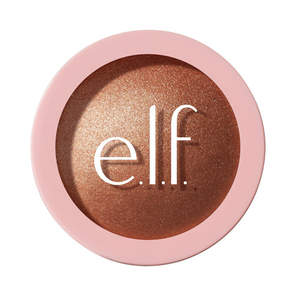 e.l.f. compact front pan showing Coppertunist shade and smooth finish